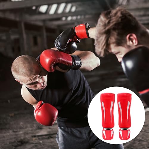 Shin Guards Kickboxing Muay Thai Leg Insteps Protections Pad Martial Art Kicking Sparring Training Protections Guards