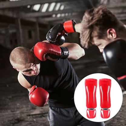 Shin Guards Kickboxing Muay Thai Leg Insteps Protections Pad Martial Art Kicking Sparring Training Protections Guards