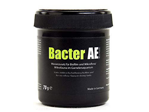 GlasGarten Bacter AE Shrimp (70g) | Nutrients for Live Freshwater Shrimp Food/Aquarium Water (Neocaridina, Amano, Red Cherry, Rili)