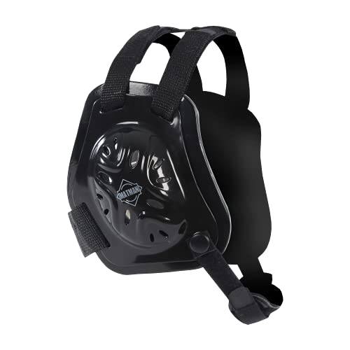 Matman Triforce Adult Wrestling Headgear – Men & Women’s Lightweight & Ergonomic Ear Guards for Wrestling, BJJ & MMA - color: Black