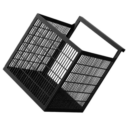 Fry Isolation Box,Aquariums Fishing Fry Isolation Box for Secure Habitat Bettas Fry Ventilation Holes Oxygen Flows Easyly Install - color: Black