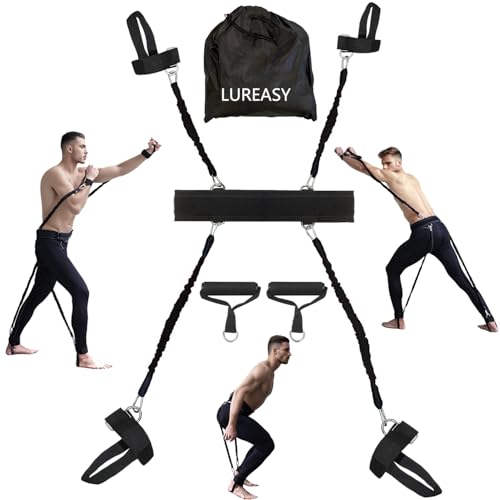 12pcs/Set Boxing Resistance Bands, Boxing Equipment,Training Equipment, Boxing Trainer, Boxing Gear, Latex Resistance Belt Taekwondo Explosive Power Training Multi Functional Tension Rope Set - color: Black