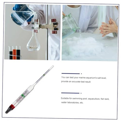 1set Hydrometer Tester with Graduated Cylinder for Accurate Sea Water Measurement for Aquariums and Seafood Tanks