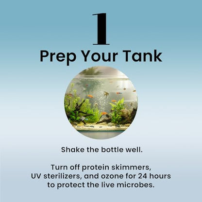 MICROBE-LIFT Special Blend Aquarium Water Care Treatment, Cleaner & Clarifier for Fresh and Saltwater Fish Tanks, Reduces Maintenance & Helps with Aquarium Algae Control and Odor, 4 Ounces (SBH04) - size: 4 ounces