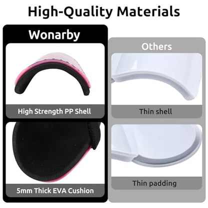 Shin Guards Soccer Youth Kids - Shin Guard for Toddler Boys Girls Teenagers 2-18 Years Old with Ankle Sleeves Protection - Football Shin Pads Equipment with Adjustable Strap - color: Pink, size: Small