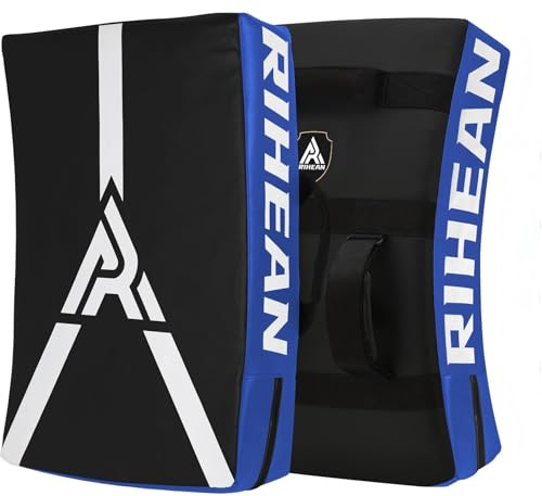 Football Blocking Pad Training Equipment Kick Pads for Football Dummy, 24"x16" Kick Shield Pad with Handles (1PC Blue)