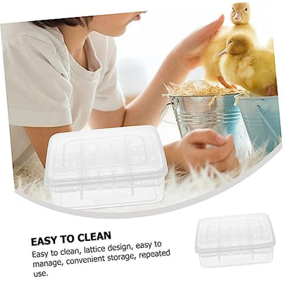 FRCOLOR 2pcs Reptile Egg Incubator Box Breeding Box for Ball Snake Incubation Tray