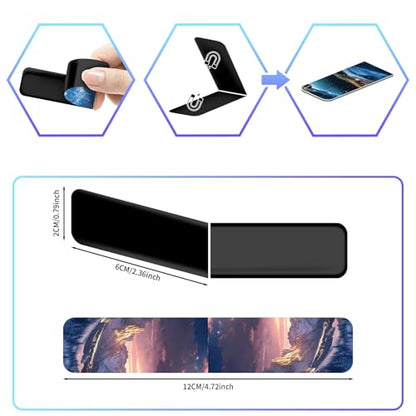 48 Pieces Magnetic Bookmarks Magnet Page Markers - Book Marks for Reading Women & Men with Storage Boxes - Cute Magnet Bookmark Clips for Reading Pleasure（Scenery） - size: 48, style: Scenery Style