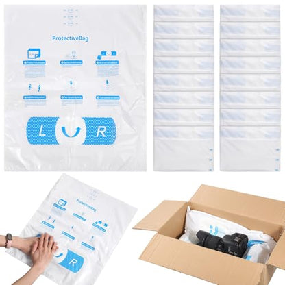 Foam Bags For Shipping 16 PCS 15×18 Inch, Handy Temperature-Activated Expanding Pouches, Instant Pack Quick Packaging - Protective Parcel Solution - color: 16 PCS, size: 18 × 15 inch