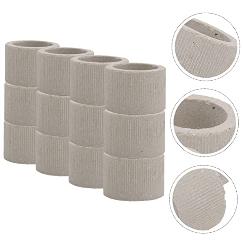 12pcs Aquarium Plant Holders Fixed Rings for Tank Water Plants Cultivation Weight Ring Fish Tank Decorations Sturdy Pot