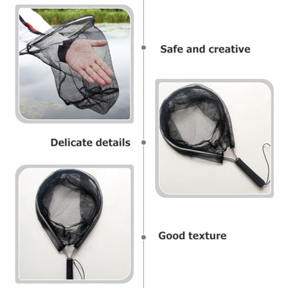 BESPORTBLE Portable Wear-Resist Fishing Net Basket Soft Mesh Lightweight Handheld for Outdoor Fishing and Diving Fish Gear