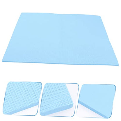 Mikikit Reptile Terrarium Cushioning Mat Thickened Nonslip Aquarium Bottom Pad Fish Tank Mat for Enhanced Heat Preservation and Shock Absorption - color: Blue