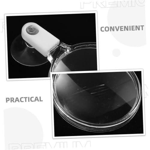 PartyKindom 4pcs Acrylic Magnifier Viewer Cup for Fish Tanks High-Definition Magnification for Animals and Plants User-Friendly Design for Seniors