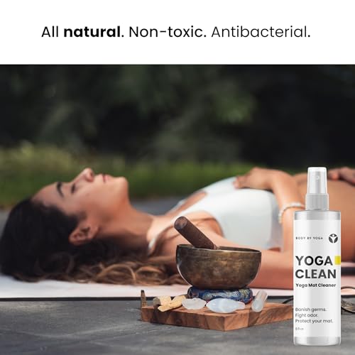 Yoga Mat With Cork-Safe Cleaning Spray To Fight Odor and Protect Your Mat