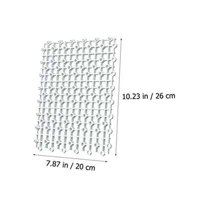 Toyvian 1set Aquarium Divider Fish Tank Bottom Partition Grid Easy to Install Plastic Isolation Tray for Separating Aggressive Fish and Enhancing Survival Rate