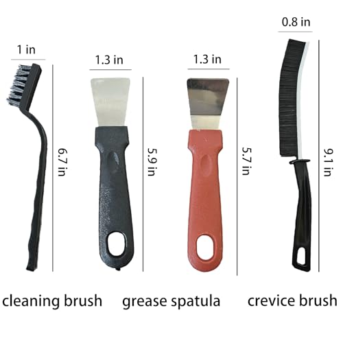 Crevice Cleaning Brush Set, Hard Bristle Cleaning Supplies for Kitchen, Bathroom, Corner, Grout, Sink, Cup, Teapot, Bottle, Blender