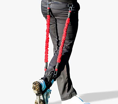 VPX Golf Swing Launch Training Aid, Increases Driver & Iron Distance, Ball Flight, Spin, Improves Alignment, Putting, Timer, Club Sequencing, For Men, Women, Kids, Range, Indoor, Outdoor, On Nets, Mat - size: Waist LRG (32"-56"), style: Height MED (5'3" t