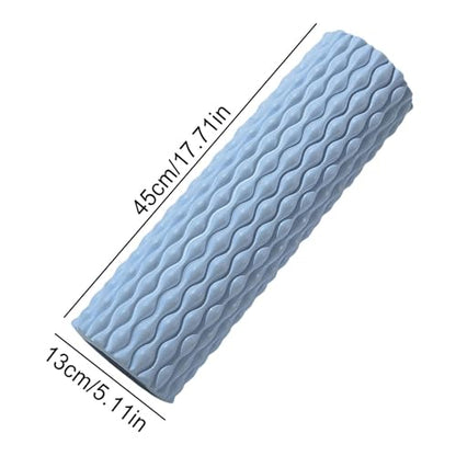 Sports Foam Roller - High-Density Muscle Massager, Deep Tissue Trigger tharapy | Ideal for Physical tharapy, Yoga Pilates and Exercise Recovery, Relieve Muscle Soreness and Improve Flexibility - color: Blue