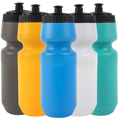Trail maker Reusable Leakproof Water Bottles, 25 Oz. BPA Free Pull Top Cap & Squeeze for Water & Sports Drinks, 50 Pack - size: (50 Pack) 25 Oz.