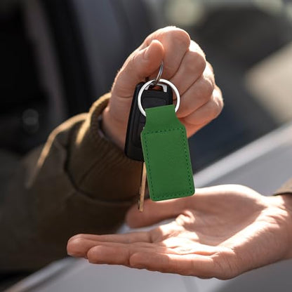 LaserGram Personalized Rectangle Keychain, Allah 2 (Green) - color: Green