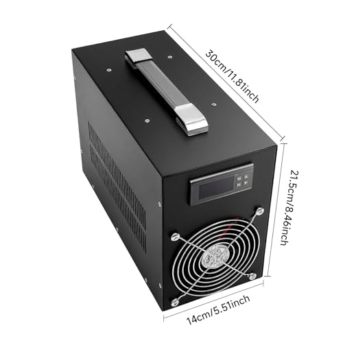 15 Gallon Aquarium Chiller, -58~230℉ Fish Tank Water Chiller with Tube & Pump, 200w Aquarium Water Chiller for Aquatic Plants Fish Jellyfish Coral Shrimp Breeding Aquaculture