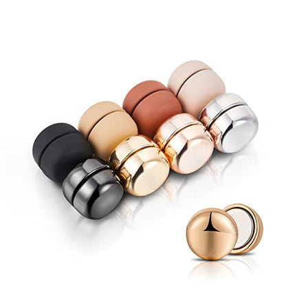 PeacePray 8 Pairs Premium Strong Hijab Magnetic Pins, No-Snag Multi-Use Hijab Magnets, Professional Pinless Magnetic Hijab Pins, Shiny and Matte Style Pack - color: Matte and Shiny Packs
