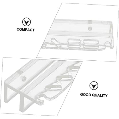 Happyyami Fish Tank Tool Holder Stand Acrylic Storage Rack for Aquarium Scissors and Tweezers Easy to Install Organizer for Efficient Tool Management