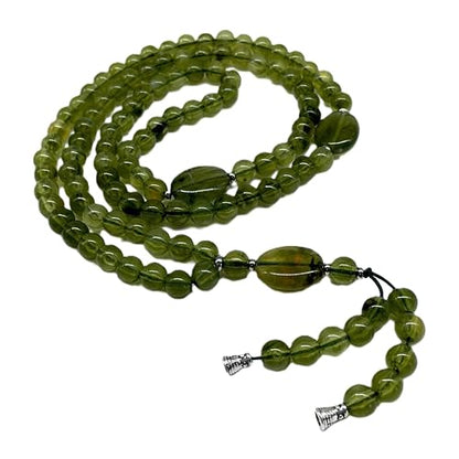 -8MM -99 BEADS NECKLACE DHIKR TASBIH COLLECTION- Imitation Acrylic MUSLIM Beads-Tesbih-Tasbih-Tasbeeh-Misbaha-Masbaha-Subha-Sebha (Green Olive-2) - color: Green Olive-2