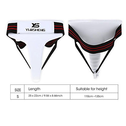 Tbest Women Groin Guard Protector MMA Martial Arts Boxing Groin Guard Support Cup Muay Thai Taekwondo Groin Support Shorts Protection for Female