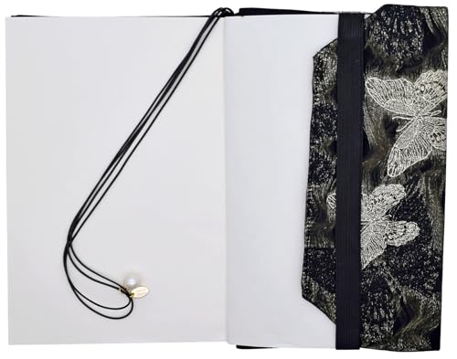 BLBMH 5x8 Book Cover | Handmade Non-Stretch Fabric Sleeve with Bookmark | for Paperback Bible Journal | Privacy Reading Gift for Women - Butterfly B - color: Butterfly B
