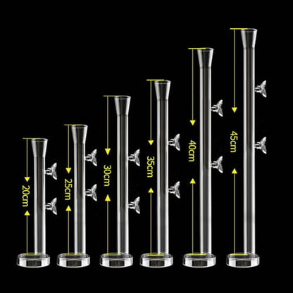 Aquarium Feeder Tube Multiuse Easy Installation Clear Feeding Tube Shrimp Feeder for Reptiles Turtle Home, 45cm
