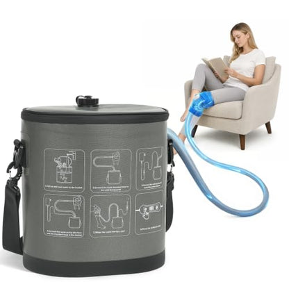 Ice Machine for Knee After Surgery, Adjustable Flow Cold Therapy Machine Enhanced Recovery & Reduced Swelling, Portable Cryotherapy Machine System Pain Relief - Sports Recovery for Knee/Shoulder/Ankle