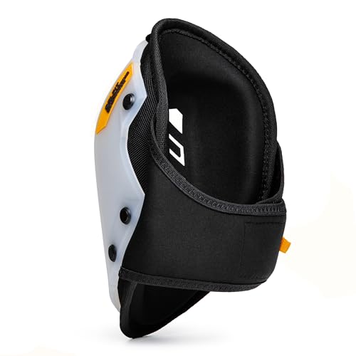 ToughBuilt – GelFit Non-Marring Knee Pads, Professional Gel Cushion Kneepads with EVA Foam Comfort Layer, Smooth Non-Scratch Shell, Adjustable Straps, and Heavy-Duty Jobsite Protection (TBL-KP-G203-R) - size: GelFit Non-Marring