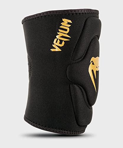 Venum Kontact Gel Knee Pads - Pair - Black/Gold - L