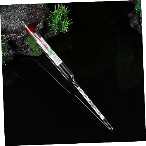COLLBATH 2pcs Fish Tank Meter Aquarium Hydrometer Glass Floating Areometer for Big Fish Tank Water Testing