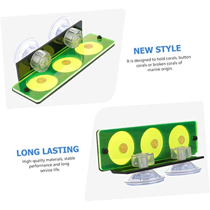 balacoo 3pcs Acrylic Coral Holder for Fish Tank Durable Aquarium Coral Support Base Aquarium Supply