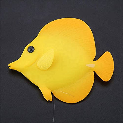 Fish Tank Landscape Ocean Tropical Fish Underwater Ornaments Lionfish Simulation Fish Aquatic Pet Supplies(B,Orange)