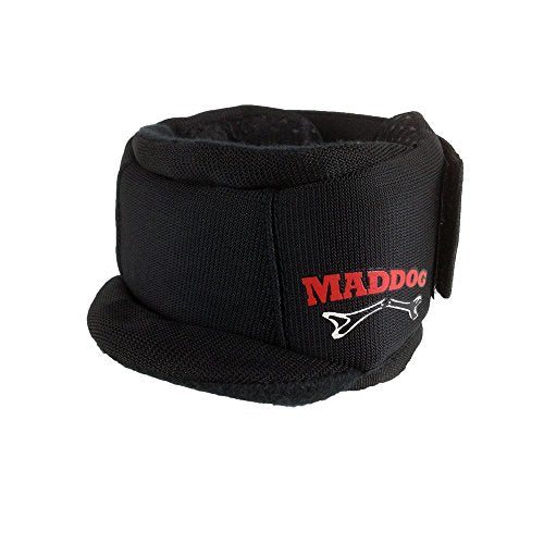 Maddog Pro Padded Paintball Airsoft Neck Protector - Black Padded Protection for Youth and Adult