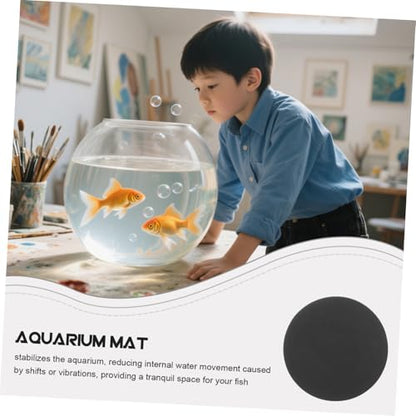 Mikikit Fish Tank Leveling Mat: Shock-Absorbing Non-Slip Aquarium Pad for Under Tank Cushioning Mat for Micro Landscape Bottles and Terrariums