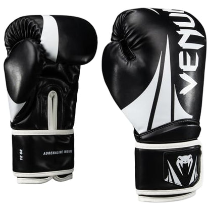 Venum Challenger Boxing Gloves - color: Black/White, size: 14-Ounce, style: Challenger 2.5