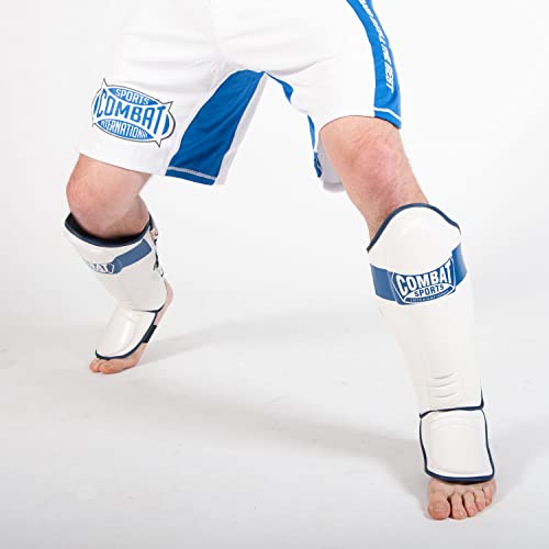 Ringside Combat Sports MMA Kickboxing Shin Guards, Black, Large