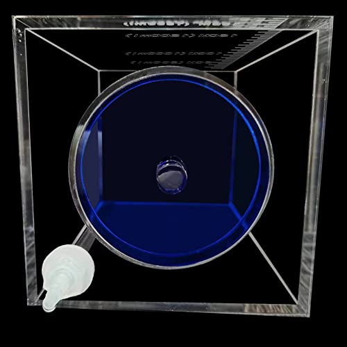 dosing Container,Aquarium Air Pump Accessories,dosing Pump Liquid containers Liquid srorage Bucket Made of acryli,Reservoir (1.5L/0.4gal Blue lid) - size: 1.5L 1grid blue lid