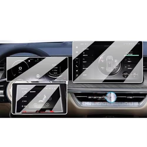 Compatible With GWM For Tank 500 2023 2024 CAR LCD Screen Navigation GPS Protection And Dashboard Tempered Glass Film(3PCS) - size: 3PCS