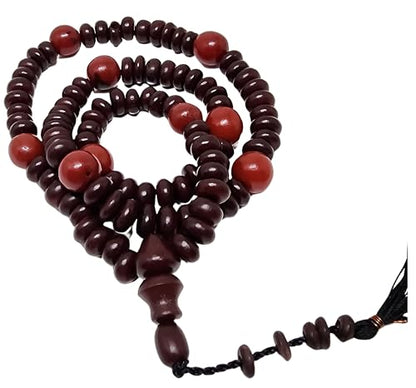 Muslim Prayer Beads AMN-455 Brown Red Color Islam Tasbih 99 Rosary Zikre Misbaha Beads Islamic Religion Eid Ramadan Gift