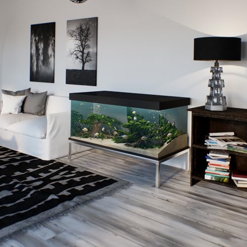 30 in X 60 in. Aquarium Stand | Industrial Style Aluminum Fish Tank Base with Open Frame Design - size: 30 W x 60 L x 12 H
