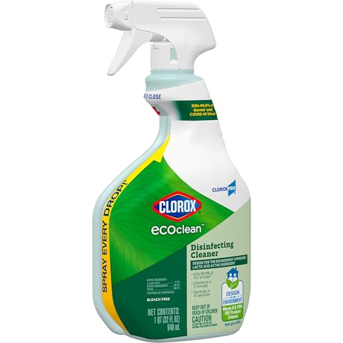 Clorox CloroxPro EcoClean Disinfecting Cleaner Spray Bottle, 32 Fluid Ounces - size: 32 Fl Oz (Pack of 1)