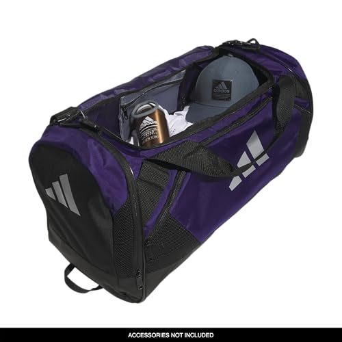 adidas Unisex Team Issue Sports Duffel Bag for Men and Women - color: Collegiate Purple/2