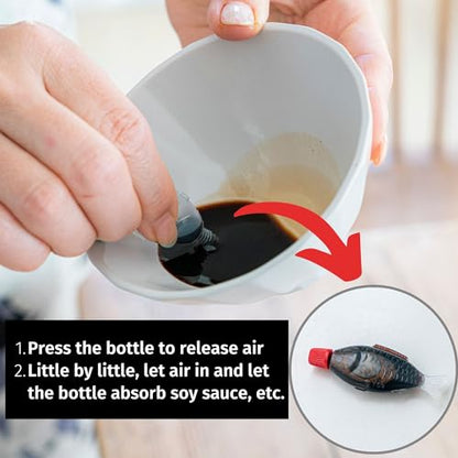 Japanese Soy Sauce Fish-shaped Bottles Tarebin 4ml 200pcs, Made in Japan for Bento Box, Mini Disposable Bottles, Kitchen, Seasoning, Dressing, Sauce - size: 200pcs