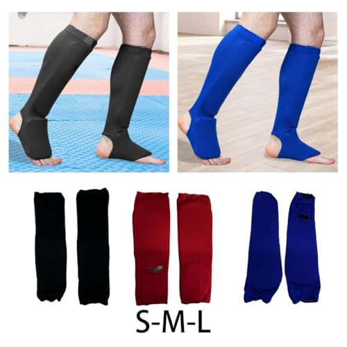 Shin Guards for Arts and Sports - color: Black S