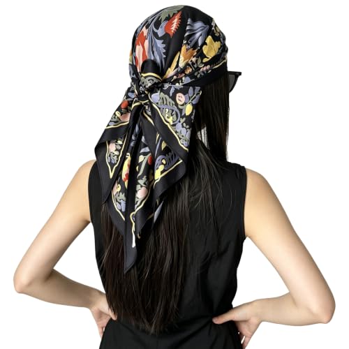 Head Scarf Triangular Scarf Belt Wrap Hairscarf Fashion Scarves Hair Wrapping Scarfs Night Sleeping Headscarf B05 - color: B0512